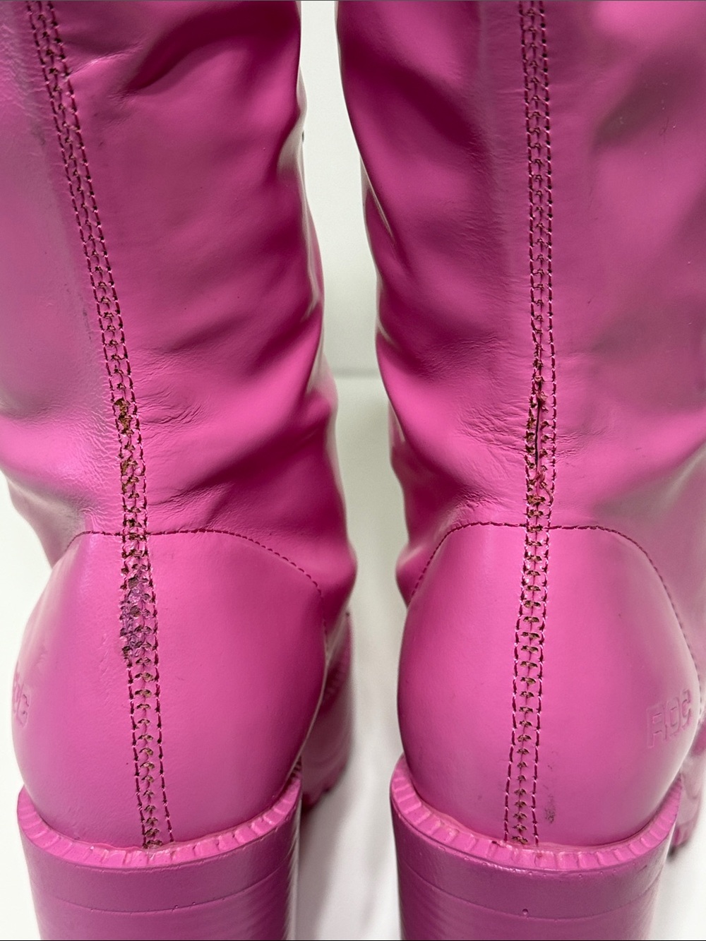ROC Boots Australia “Lash” Leather Knee-High Lace-Up Platform Boots Rare - Picture 11 of 17